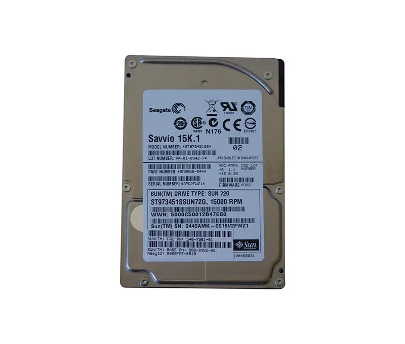 Shop Sun 540-7361 73GB 15000RPM SAS 3Gb/s 16MB Cache 2.5-in HDD
