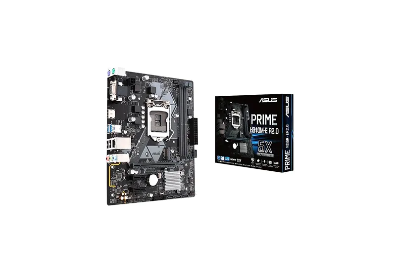 Asus - 90MB0Z20-M0EAY0 - PRIME H310M-E R2.0 Socket LGA1151 Intel H310  Chipset Micro-ATX System Board (Motherboard) Supports Core  i7/i5/i3/Pentium/Celeron DDR4 2x DIMM