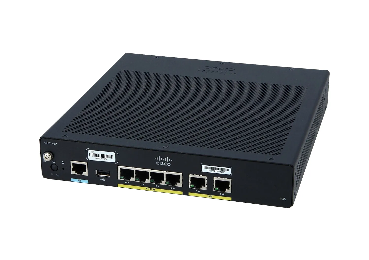 Cisco 931 Router Cisco C931-4P 900 Series 931 6-Ports GE LAN/WAN Wired IS Router