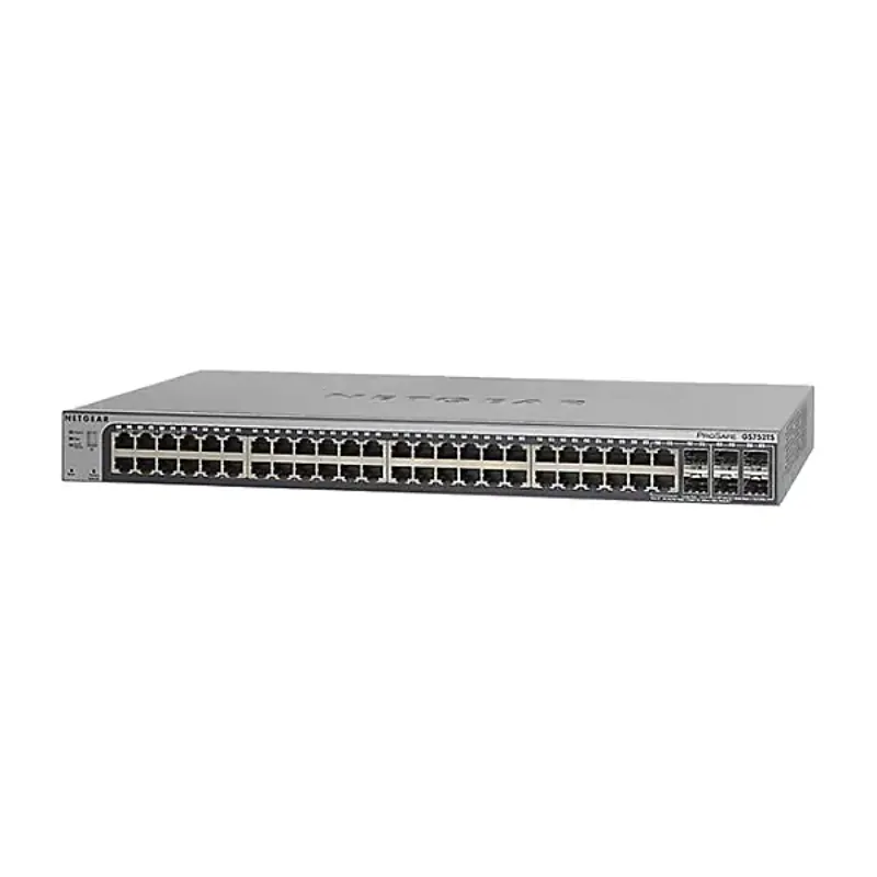 Shop Netgear GS752TSB ProSafe 48 x Ports 10/100/1000Base-T + 2