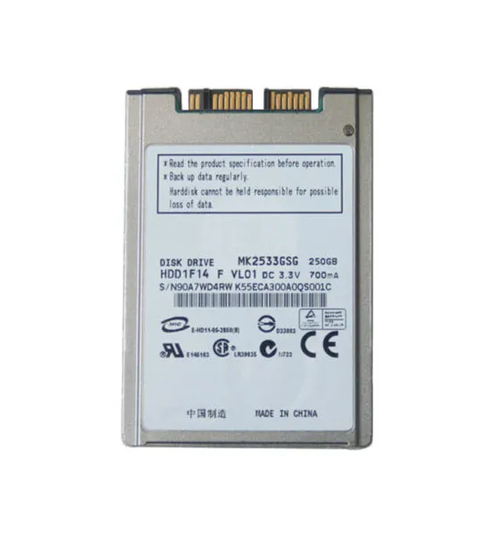 Shop Toshiba MK2533GSG 250GB 5400RPM Micro SATA 16MB Cache HDD