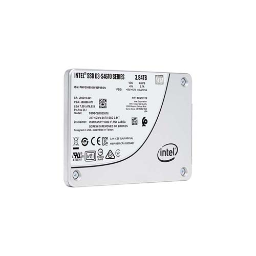 Intel SSDSC2KG038T8 3.84TB D3-S4610 2.5 inch TLC 6Gb/s SATA SSD