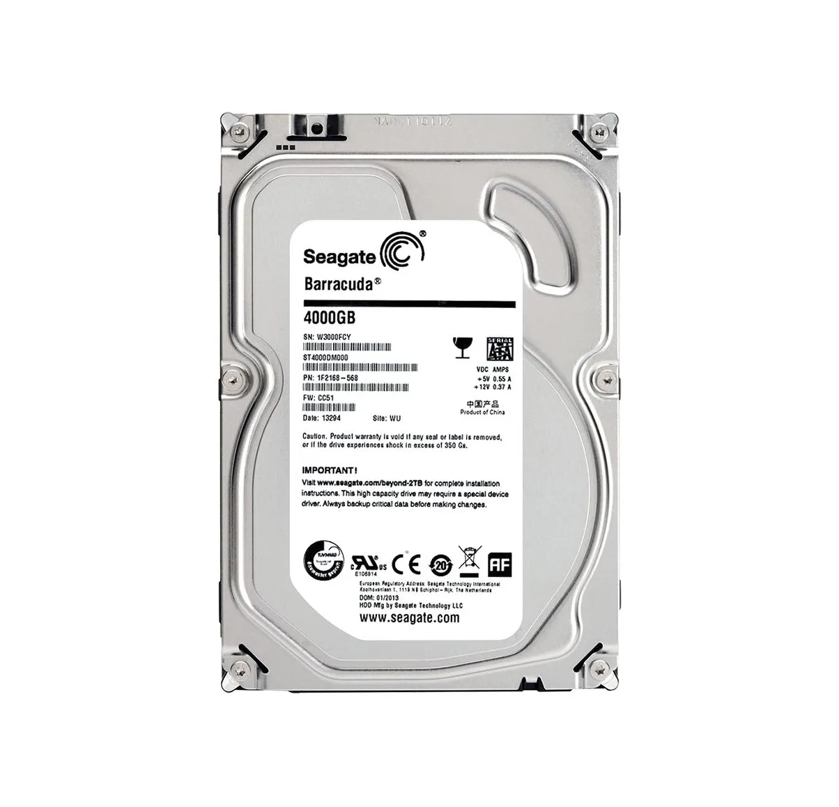 Seagate　ST4000DM000 【4TB】 中古 SATA 3.5インチ 内蔵ハードディスク 【10日間保証】 中古SEAGATE製HDD ST4000DM000 4TB SATA600 9000〜10000時間以内