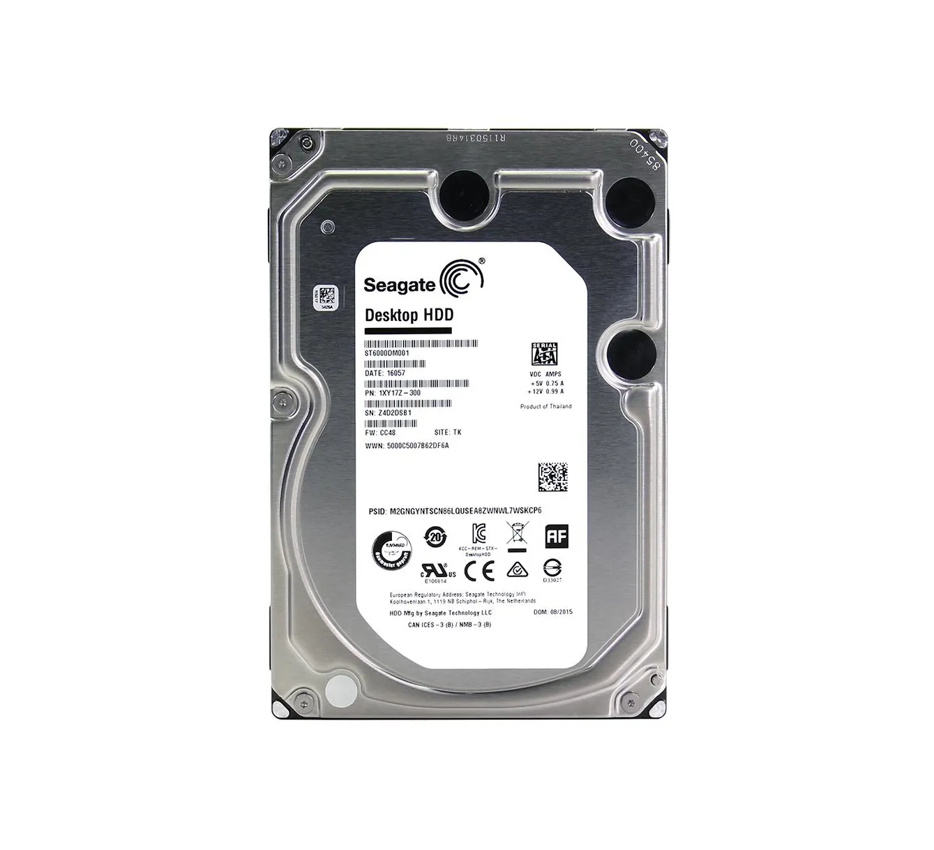 Seagate ST6000DM001（HDD 3.5インチ 6TB） SEAGATE ST6000DM003 [6TB